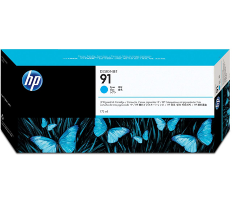 Cartucho original HP C9467A (91) - Cyan 775ML Z6100 (CP)