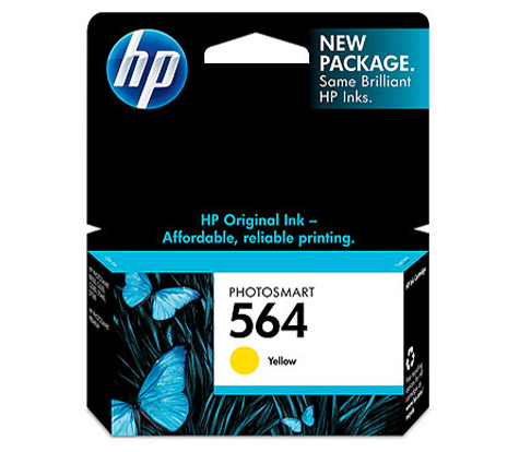 Cartucho original HP CB320WL (564) - Amarillo 3ML (CP) (D)