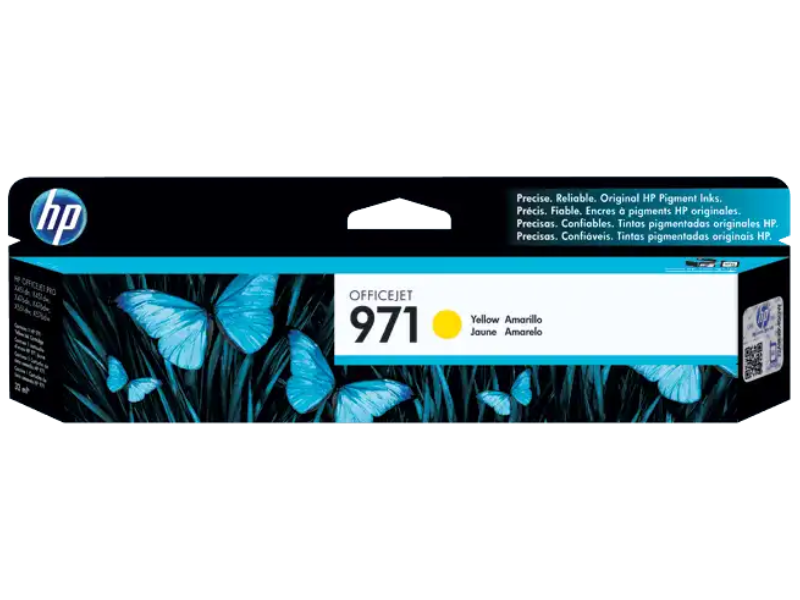 Cartucho original HP CN624AM (971) - Amarillo 2.500cps (CP)