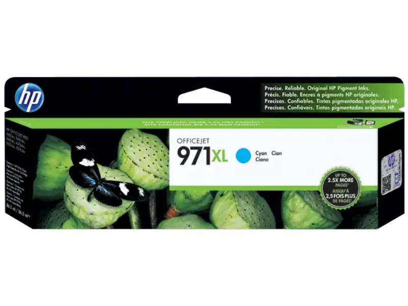 Cartucho original HP CN626AM (971XL) Cyan 6.600cps (CP)