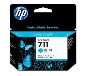 Cartucho original HP CZ134A (711) 3*Pack - Cyan