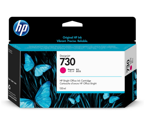 Cartucho original HP P2V63A (730) Magenta 130ML T1600/1700/2600 (CP)