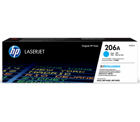 Toner original HP W2111A (206A) - Cyan 1.250cps (CP)