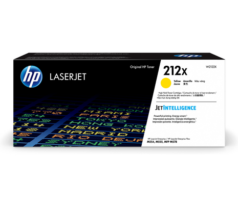 Toner original HP W2122X (212X) - Amarillo 10.000cps (CP)