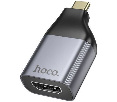 Adaptador USB-C a HDMI Hoco UA33 gris metal