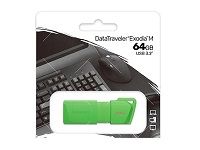Kingston - USB flash drive - 64 GB - USB 3.2 Gen 1 - NEON Green - 64 GB