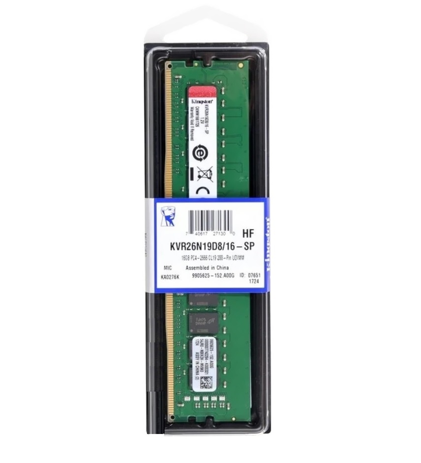 Memoria Kingston ValueRam DIMM DDR4 16GB 2666Mhz