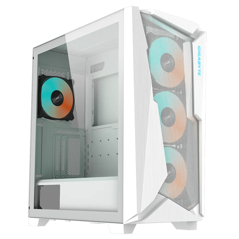 Gabinete Gigabyte C301 Glass - Mid tower panel lateral con ventana (cristal templado)