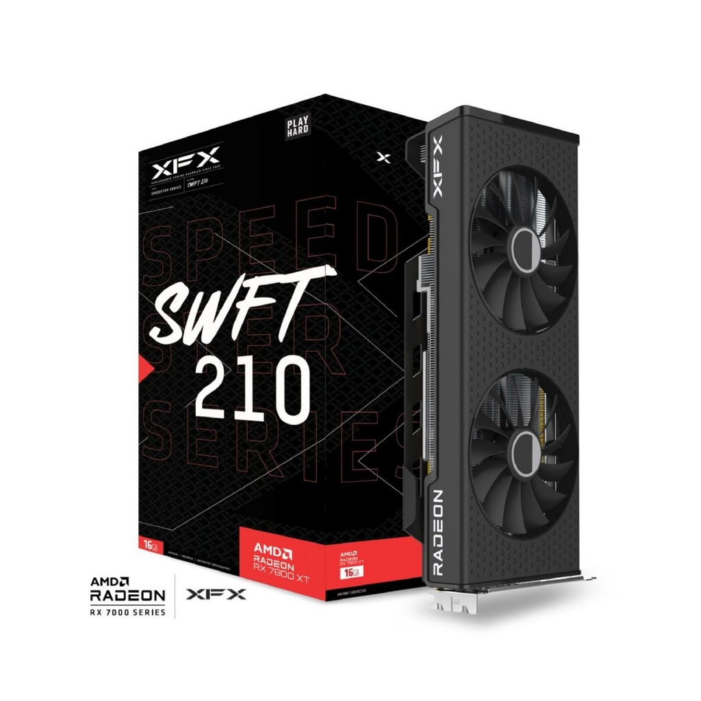 Tarj. Vga Xfx 7800xt Speedster Swft 210 16gb Gddr6