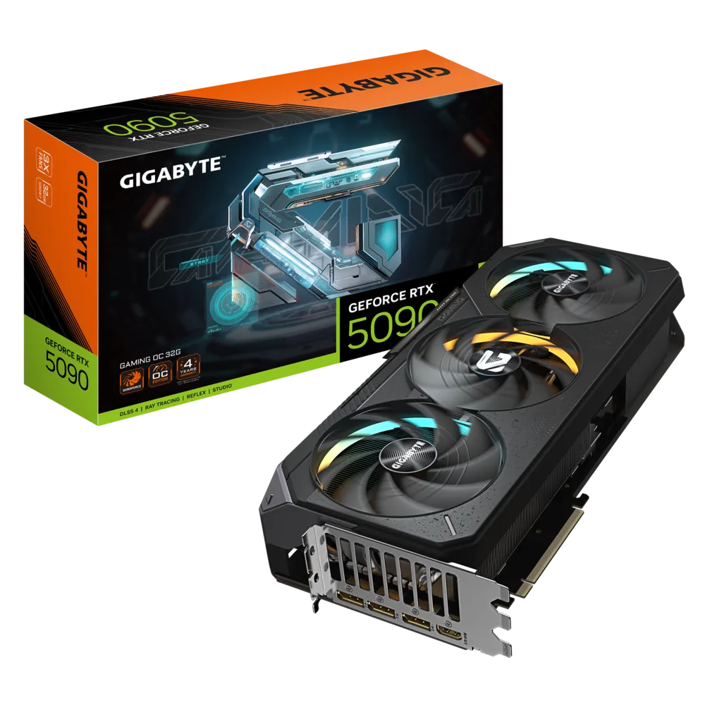 Gigabyte GeForce RTX 5090 GDDR7 PCI Express 5.0 x16 HDMI / DisplayPort