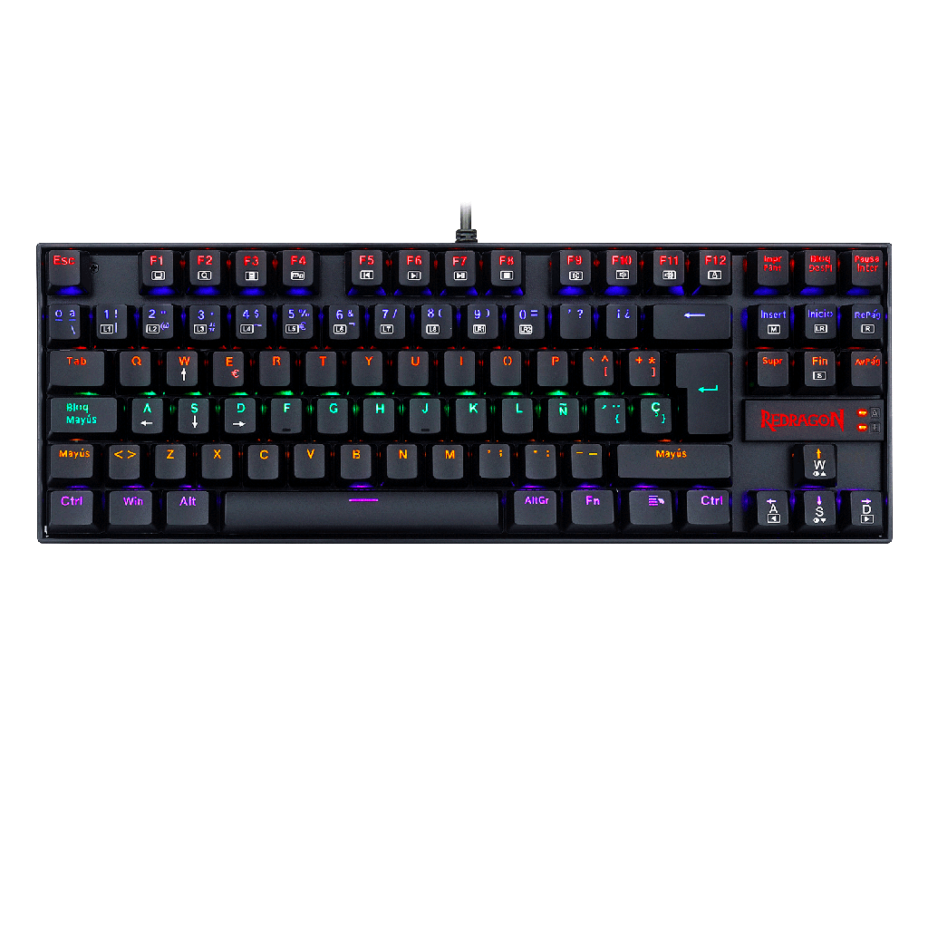Teclado Redragon K552 Kumara 2 ES Rainbow