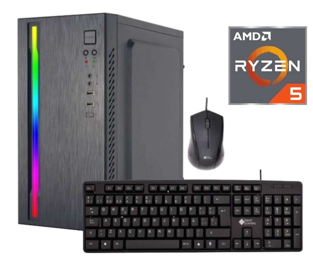 Equipo AMD Ryzen 7 8700G, 16GB