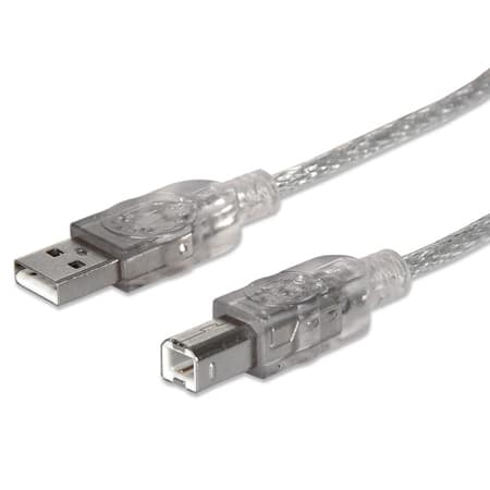 Cable para impresora USB 2.0 A/B 4,5 mts Manhattan