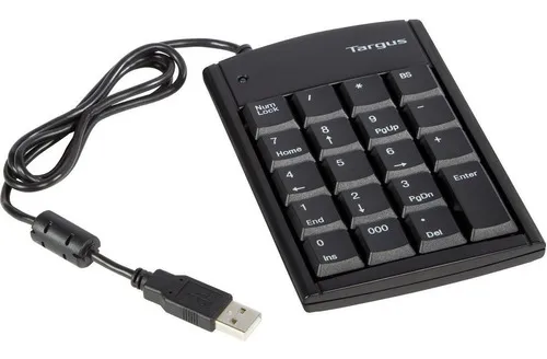 Teclado numerico USB Targus PAUK10U con hub