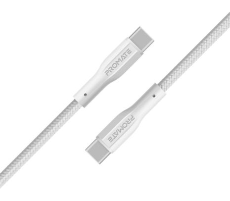 PROMATE XCORD-CC200.WHITE CABLE USB-C A USB-C 60W 2M
