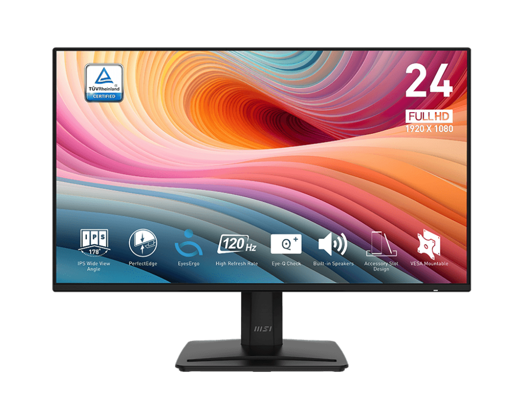Monitor MSI Pro MP242A E2 24" | IPS | Hdmi,DP,Vga | 120HZ 