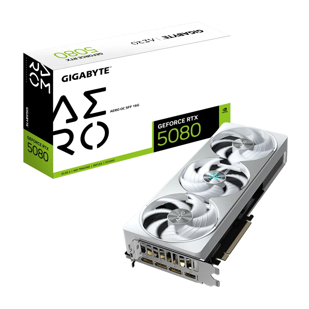 Tarjeta de video Gigabyte RTX5080 AERO 16G GDDR7 