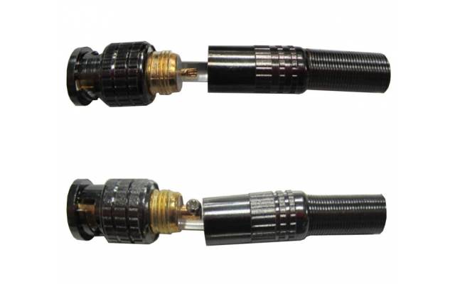 Conector BNC metalico para coaxil