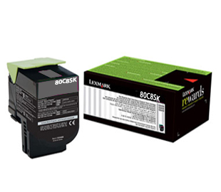 Toner original Lexmark 80C8SK0 - Negro 2.500cps CX310/410/510 