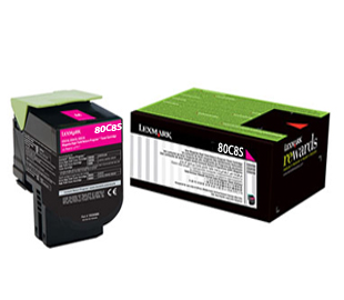 Toner original Lexmark 80C8SM0 - Magenta 2.000cps CX310/410/510