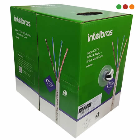 Cable UTP Cat 6 INTERIOR / 100% Cobre / BLANCO / 305 mts. IG6CBR| Intelbras