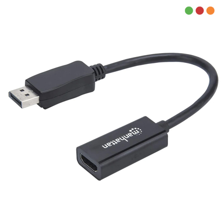 Adaptador DisplayPort M a HDMI H | Cable 15 cm | MANHATTAN