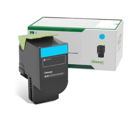 Toner original Lexmark 78C4XC0 - Cyan 5.000cps CX421/522/622/CS421