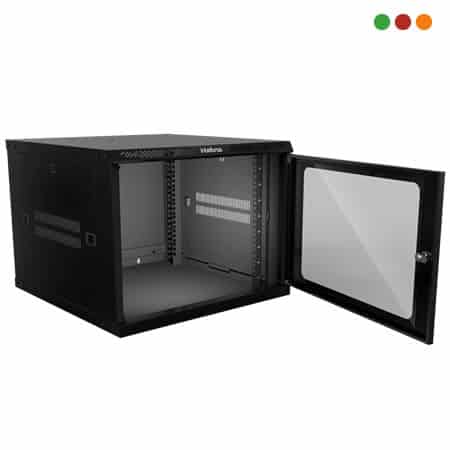 Racks - Rack de Pared 8U Mini | L.55 x A.42 x P.47 / MRD 847 - INTELBRAS