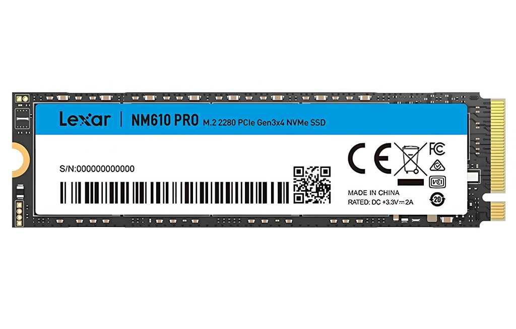 Disco SSD Lexar 1TB M.2 2280 NVMe PCIe Gen3x4