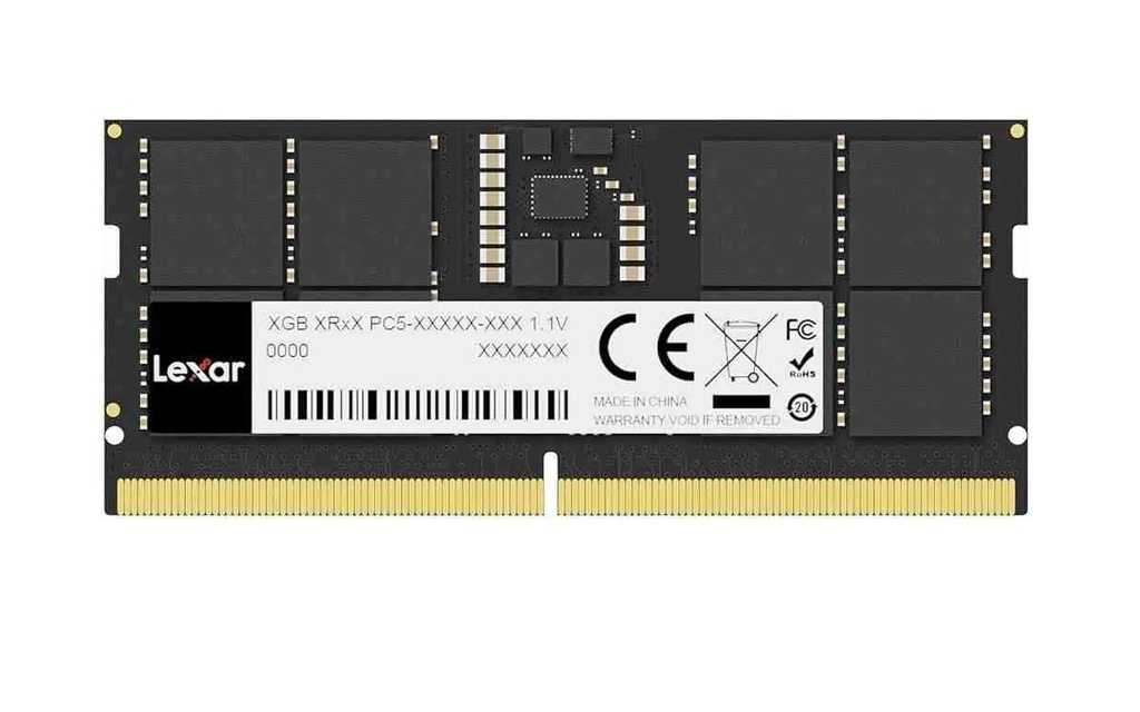 Memoria Lexar DDR5 32GB 5600Mhz sodimm
