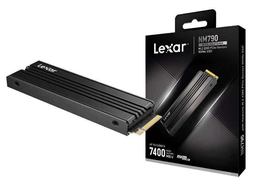 Disco SSD Lexar 1TB M.2 2280 NVMe PCIe Gen4x4 c/disipador
