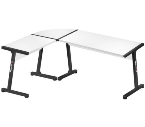 HUZARO HZ-HERO 6.0 MESA/ESCRITORIO ESQUINERO GAMING WHITE