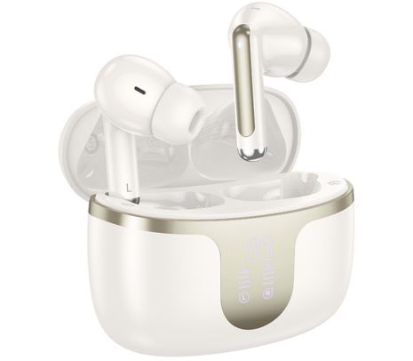 HOCO EQ10 EARPHONES PLUS HARMONY TWS+ANC BT MILKY WHITE
