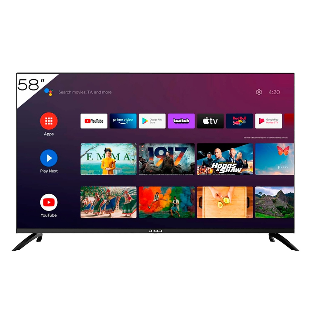 TV AIWA - SMART TV AW58B4K - 58" LED. ULTRAHD 4K.