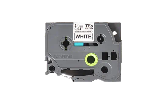 CINTA BROTHER TZESL251 FLEXIBLE AUTOLAMINADA NEGRO/BLANCO 24MM