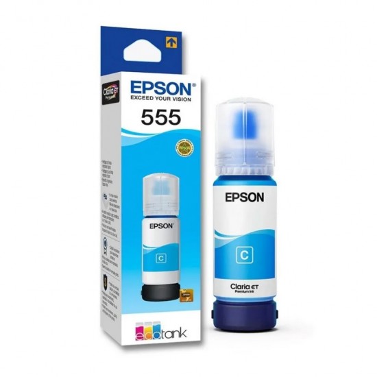 Botella de tinta original Epson T555220 - Cyan