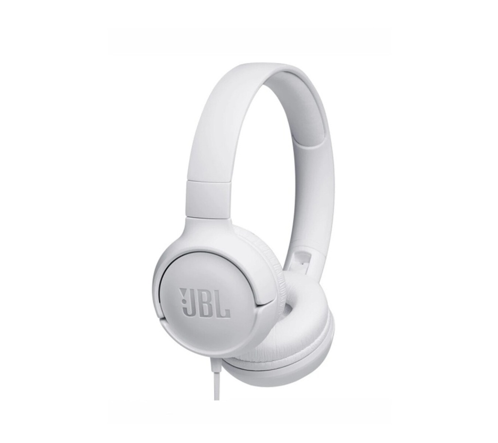 Auriculares cableados JBL TUNE 500 blanco