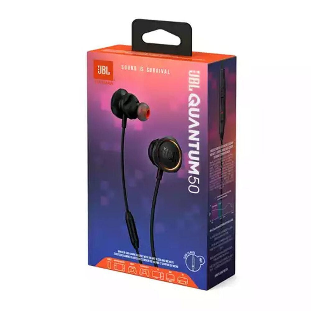 JBL - AURICULARES CABLEADOS QUANTUM 50 - 3,5mm. 5mW. 8,6mm.
