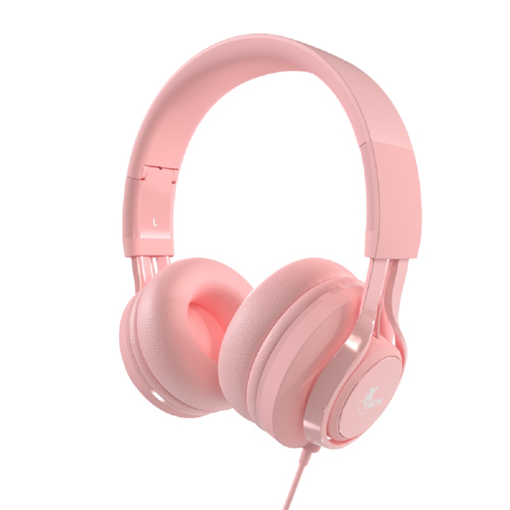 Auriculares Over-Ear de niño Xtech Cutie XTH-355 rosa
