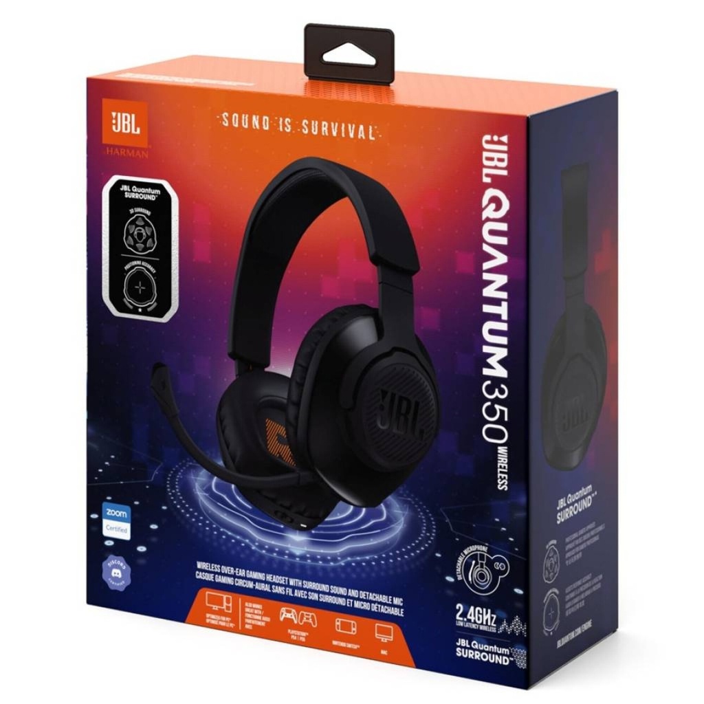 Auriculares inalámbricos JBL Quantum 350 Wireless cableado negro