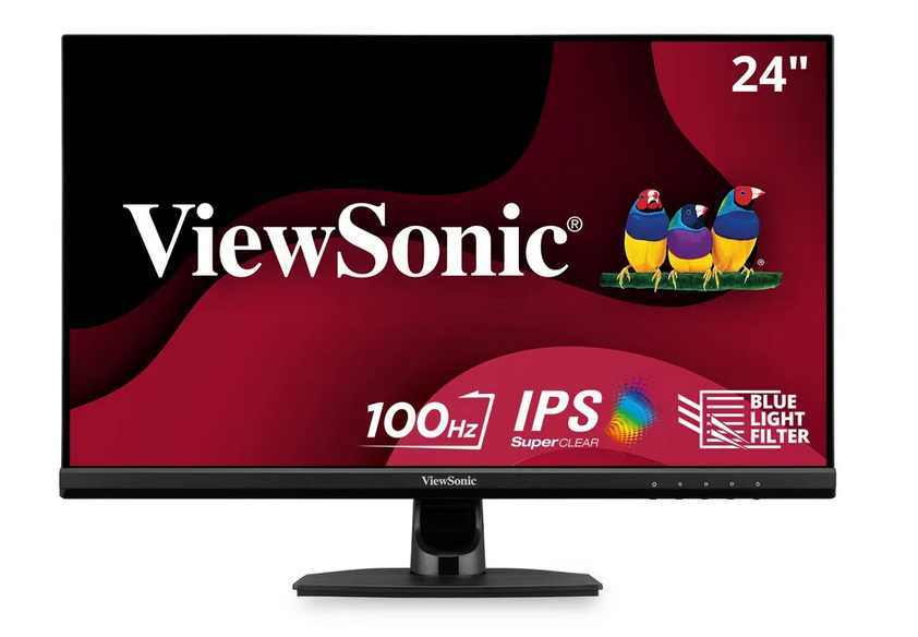 Monitor ViewSonic 24" VA2414-H - 1920 x 1080 - IPS - HDMI / VGA - Black