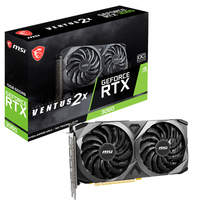 Tarjeta de Video MSI RTX 3060 VENTUS - PCI Express - NVIDIA