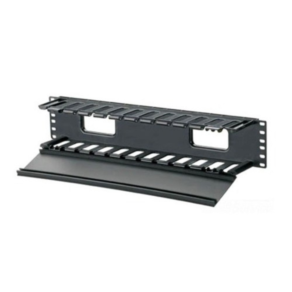 VF-ORGANIZADOR 2U PLASTICO C/TAPA NEGRO