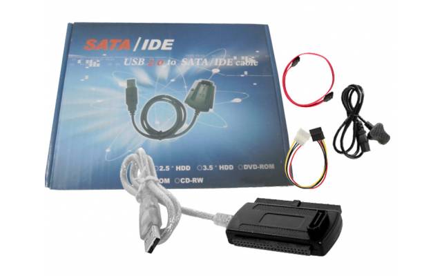 Adaptador USB a SATA / IDE 2.5 / 3.5	