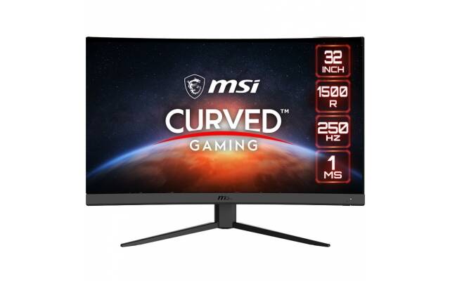 Monitor Gamer MSI 32" Curvo FHD 1ms 250Hz