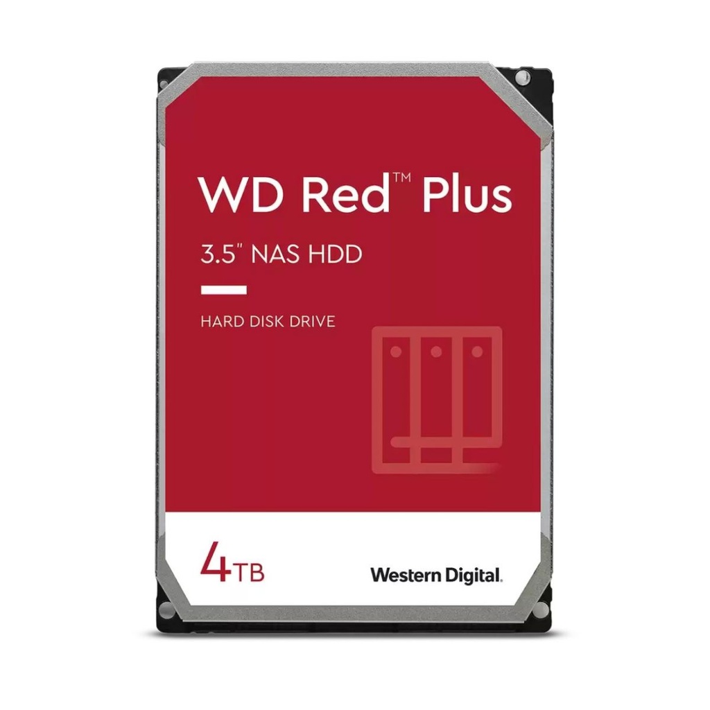 Hdd Wd Red Plus 4tb 3.5" 5400rpm 256mb Sata WD40EFZZ 