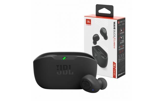 Auricular JBL Wave Buds Truly negro