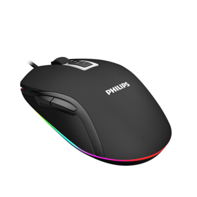 PHILIPS - MOUSE GAMING CON ILUMINACIÓN - SPK9212/932800DPI.  RGB.