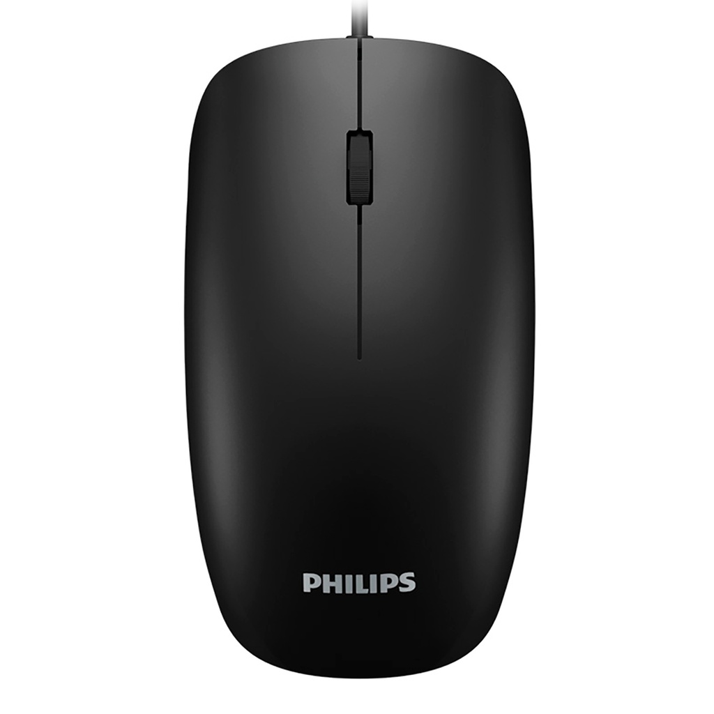 PHILIPS - MOUSE AMBIDIESTRO USB SPK7214BS - USB 2.0. 1000DPI.