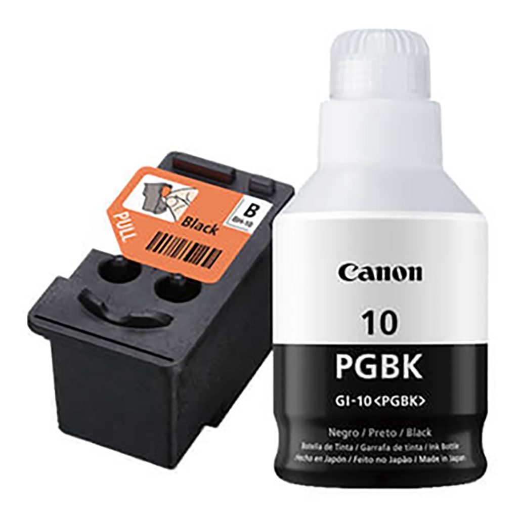 Kit original cabezal y botella de tinta BH-10 + GI-10 PGBK - Negro 170 ML